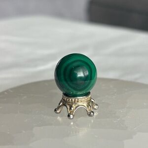 Malachite mini sphere